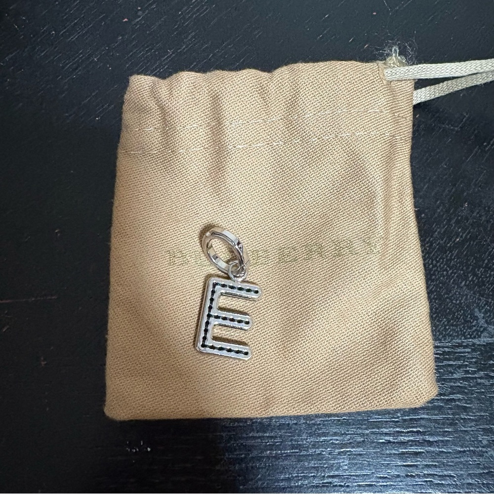 Burberry ‘E’ Initial Charm Keychain